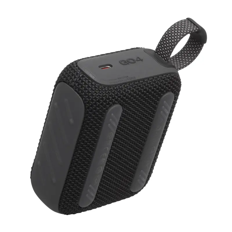Jbl BOCINA PORTÁTIL GO4 BLUETOOTH NEGRO RESISTENTE AL AGUA Y POLVO GO4